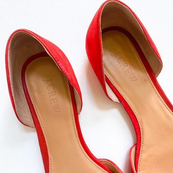J. Crew Red Tassel D’Orsay Flats - Picture 4 of 8